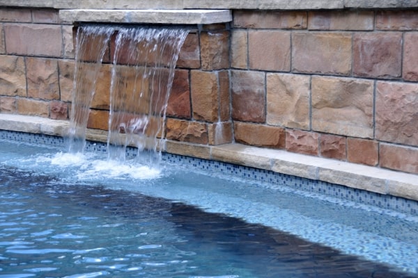 Pool Water Feature Installation