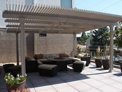 Custom Pergola Installation 1