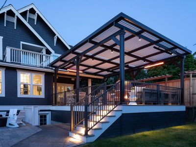 Metal Pergola Installation